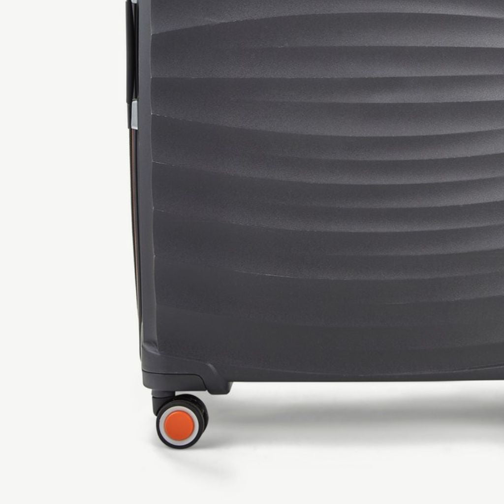 Rock Sunwave 79cm Large Expander Hardsided Luggage - Charcoal - Love Luggage