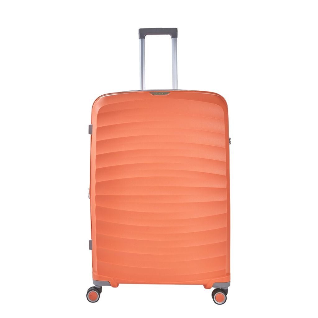 Rock Sunwave 79cm Large Expander Hardsided Luggage - Peach - Love Luggage