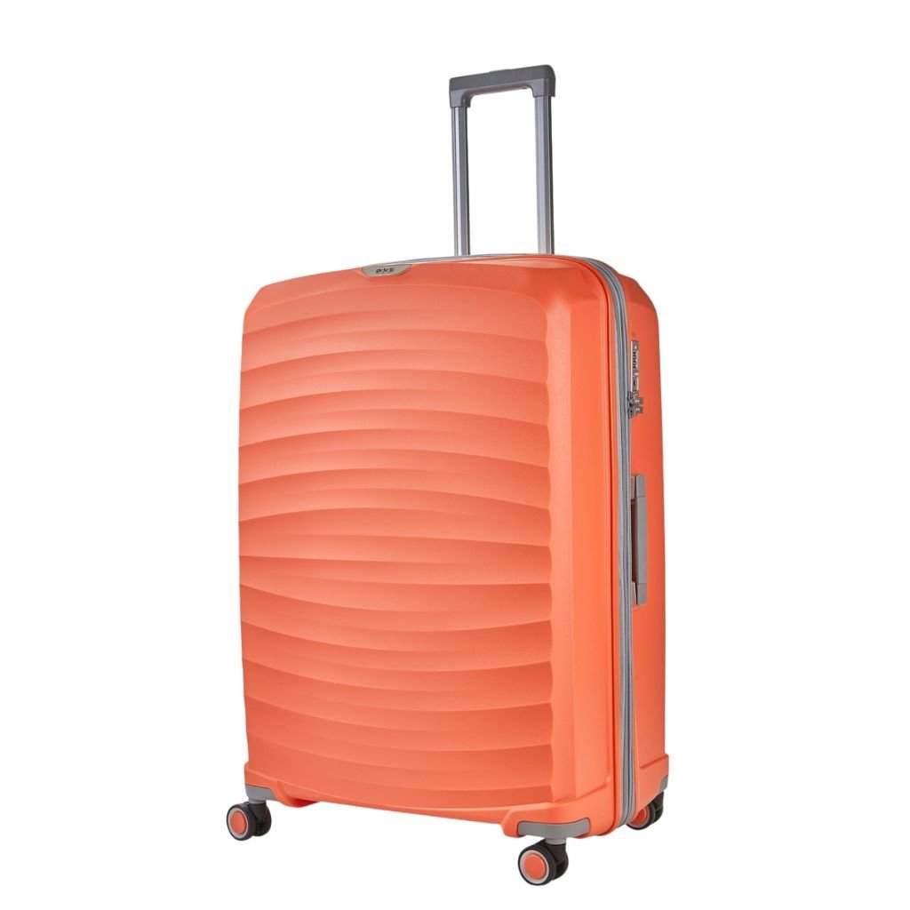 Rock Sunwave 79cm Large Expander Hardsided Luggage - Peach - Love Luggage