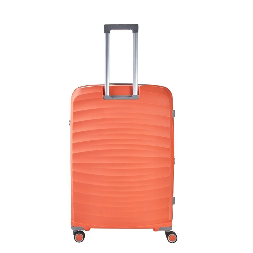 Rock Sunwave 79cm Large Expander Hardsided Luggage - Peach - Love Luggage