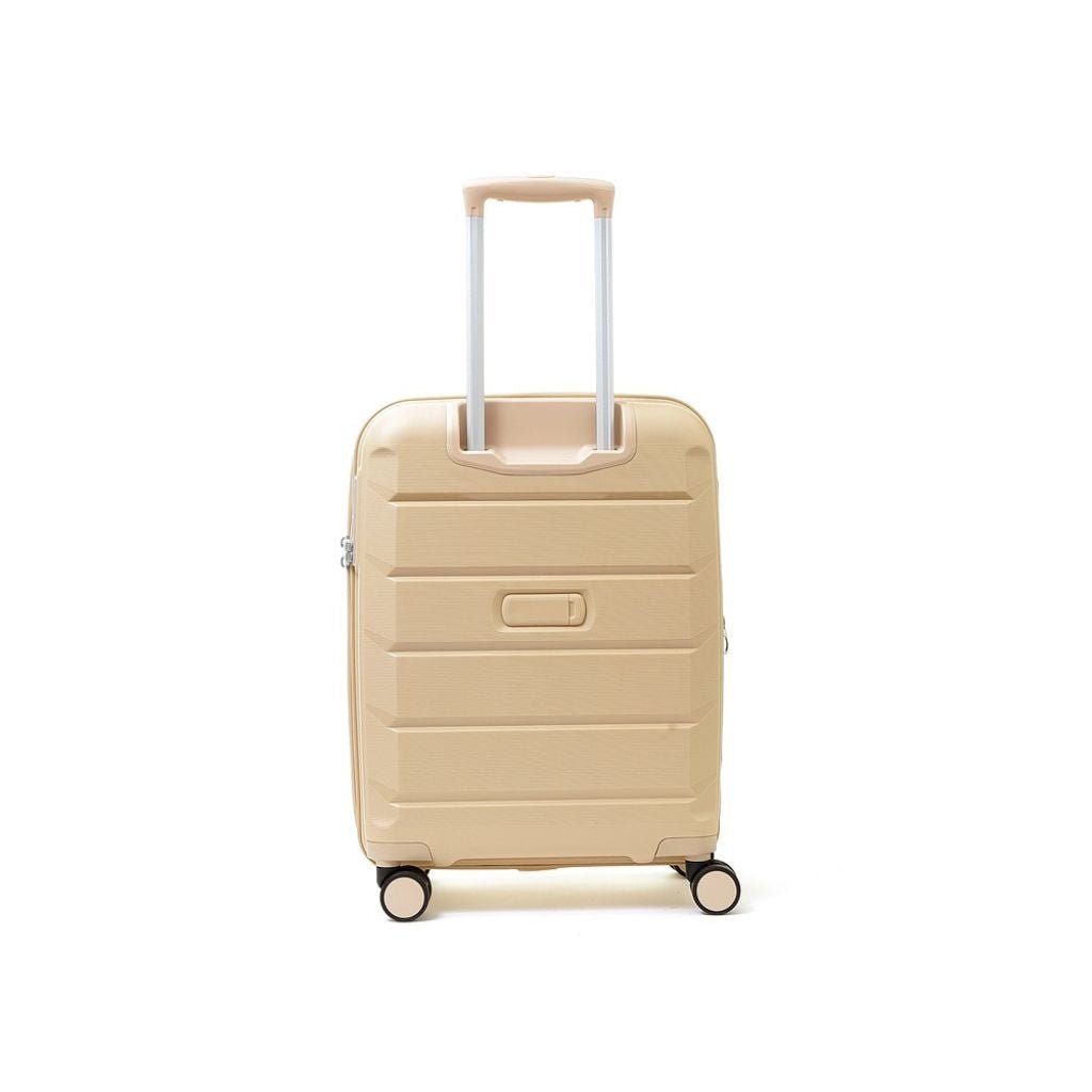 Rock Tulum 3 Piece Set Expander Hardsided Luggage - Beige - Love Luggage