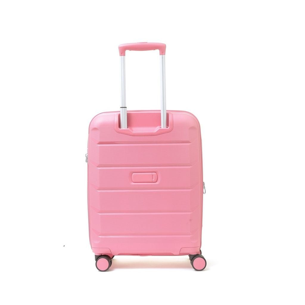 Rock Tulum 3 Piece Set Expander Hardsided Luggage - Bubble Gum Pink - Love Luggage
