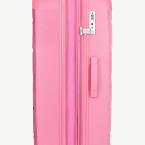 Rock Tulum 3 Piece Set Expander Hardsided Luggage - Bubble Gum Pink - Love Luggage
