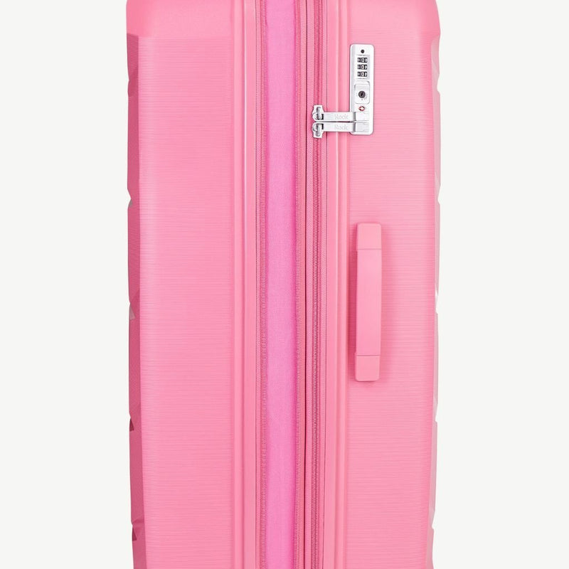 Rock Tulum 3 Piece Set Expander Hardsided Luggage - Bubble Gum Pink - Love Luggage