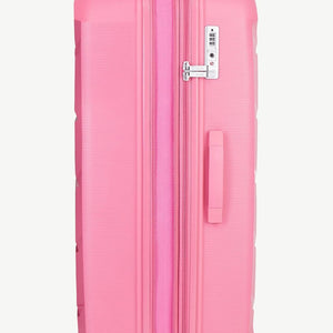 Rock Tulum 3 Piece Set Expander Hardsided Luggage - Bubble Gum Pink - Love Luggage