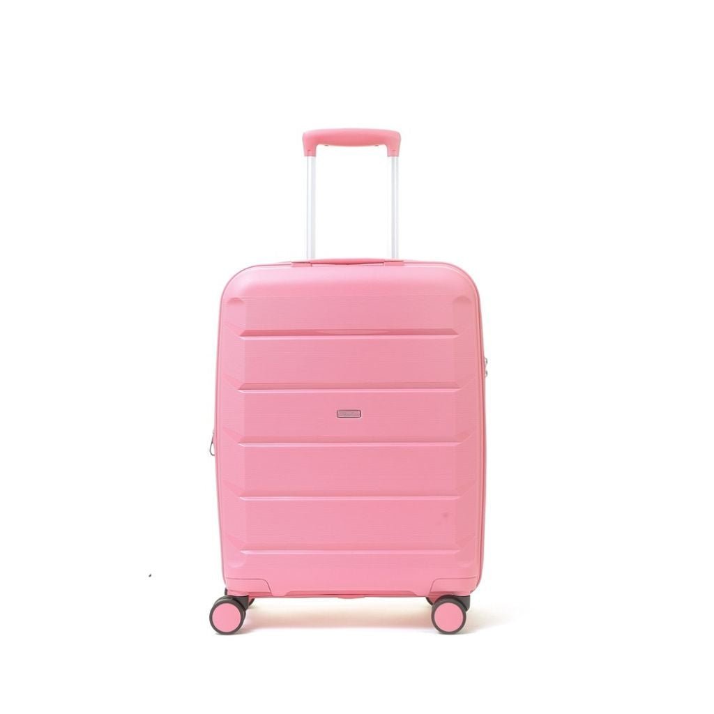 Rock Tulum 3 Piece Set Expander Hardsided Luggage - Bubble Gum Pink - Love Luggage