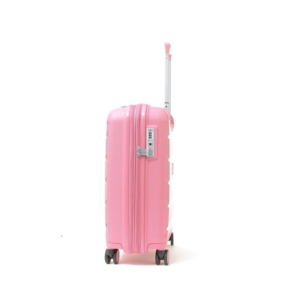Rock Tulum 3 Piece Set Expander Hardsided Luggage - Bubble Gum Pink - Love Luggage
