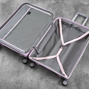 Rock Tulum 3 Piece Set Expander Hardsided Luggage - Lilac - Love Luggage