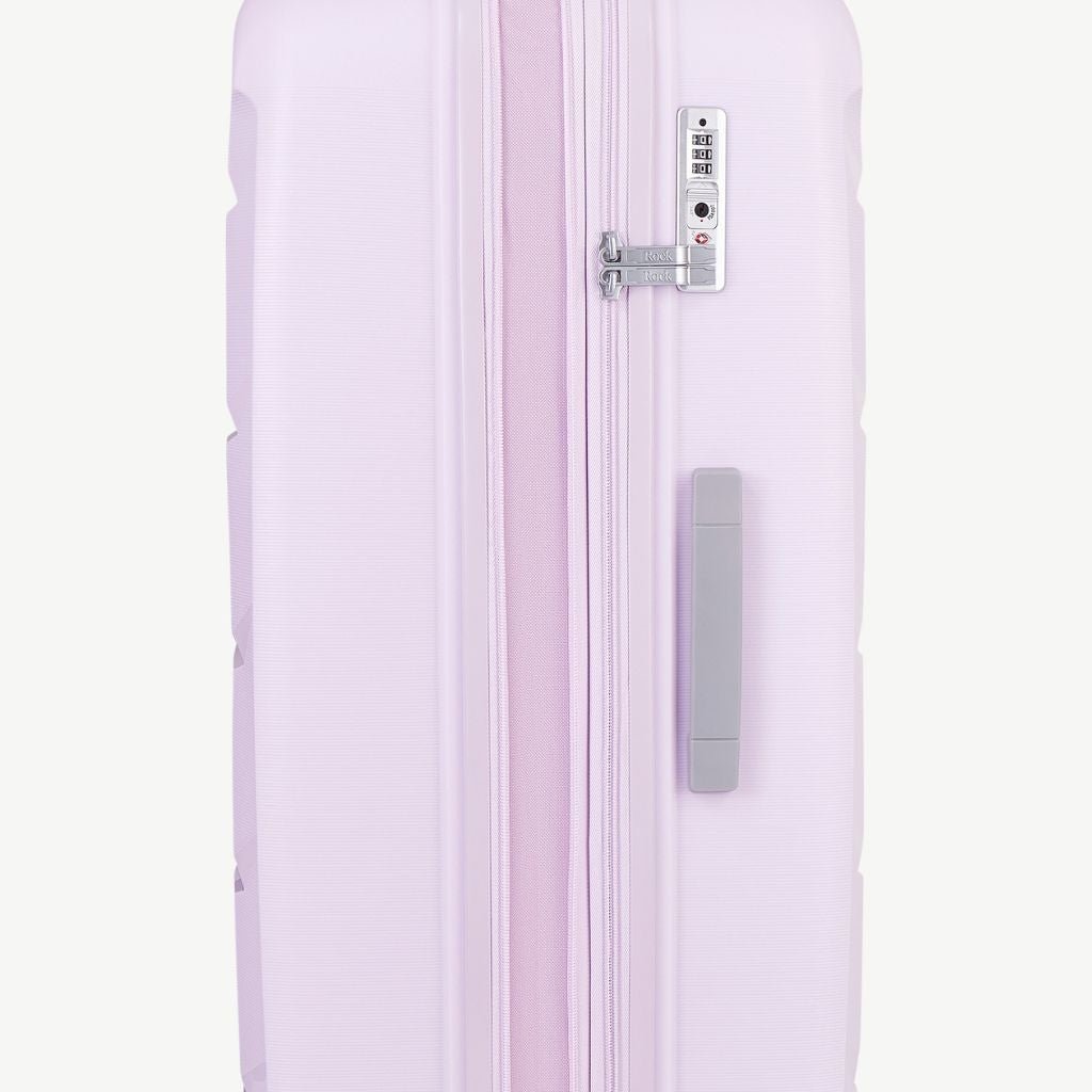 Rock Tulum 3 Piece Set Expander Hardsided Luggage - Lilac - Love Luggage