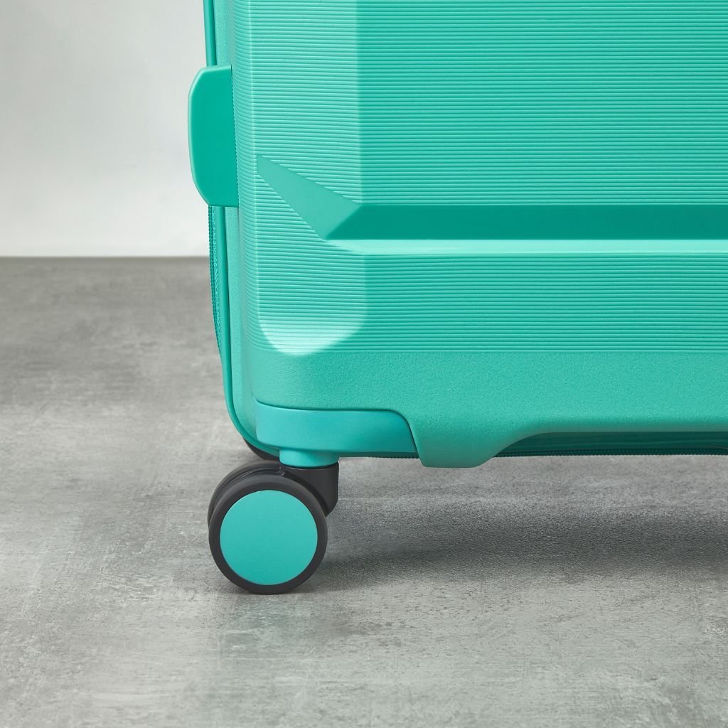 Rock Tulum 3 Piece Set Expander Hardsided Luggage - Turquoise - Love Luggage