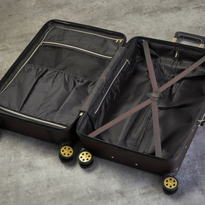 Rock Vintage 3 Piece Hardsided Luggage Set - Burgundy - Love Luggage