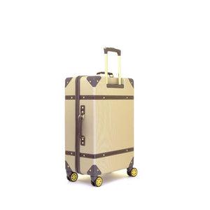 Rock Vintage 3 Piece Hardsided Luggage Set - Gold - Love Luggage