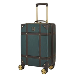 Rock Vintage 54cm Carry On Hardsided Luggage - Green - Love Luggage