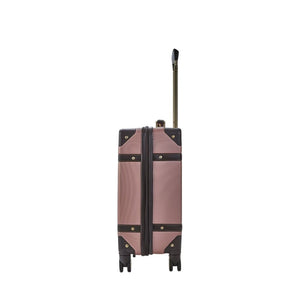 Rock Vintage 54cm Carry On Hardsided Luggage - Pink - Love Luggage