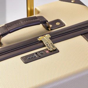 Rock Vintage 67cm Medium Hardsided Luggage - Gold - Love Luggage