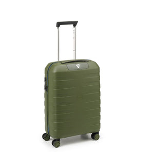 Roncato Box Young Carry On 55cm Hardsided Spinner Suitcase Green - Love Luggage