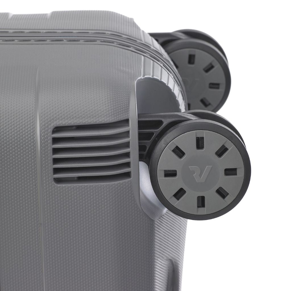 Roncato Box Young Carry On 55cm Hardsided Spinner Suitcase Grey - Love Luggage