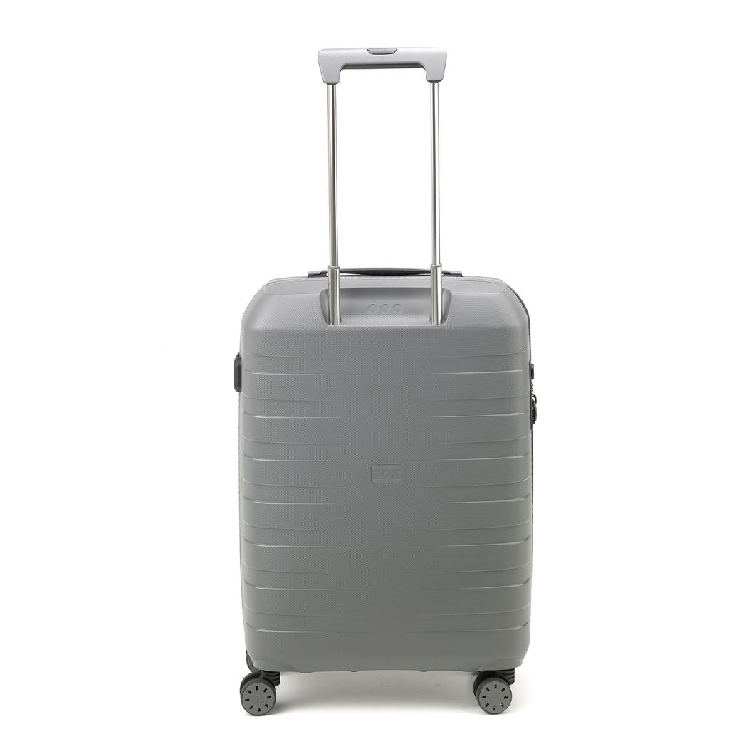 Roncato Box Young Carry On 55cm Hardsided Spinner Suitcase Grey - Love Luggage