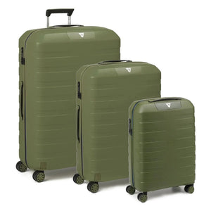 Roncato Box Young Hardsided Spinner Suitcase 3pc Set Green - Love Luggage