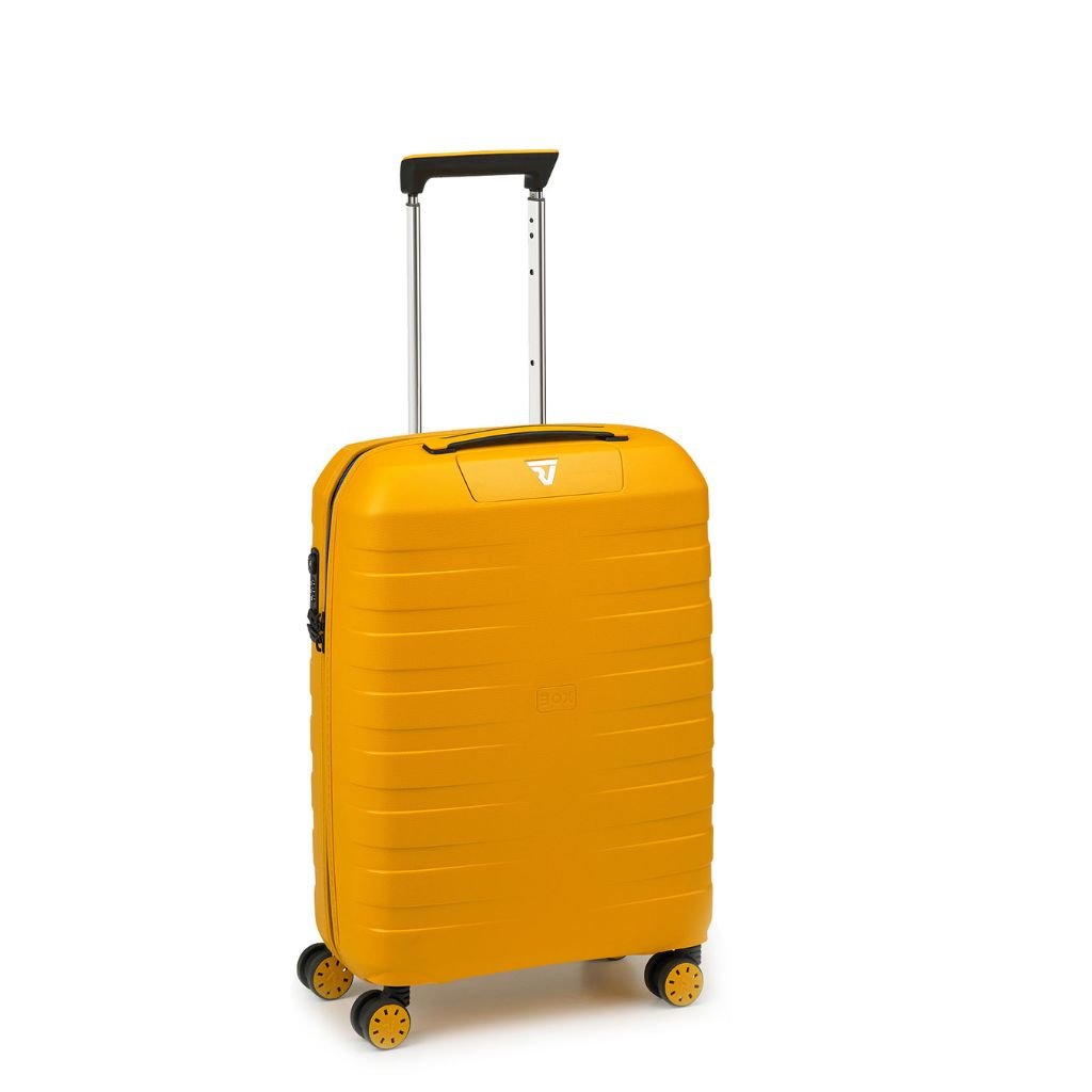 Roncato Box Young Hardsided Spinner Suitcase 3pc Set Mustard - Love Luggage