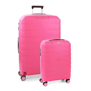Roncato Box Young Hardsided Spinner Suitcase Duo Set Pink - Love Luggage