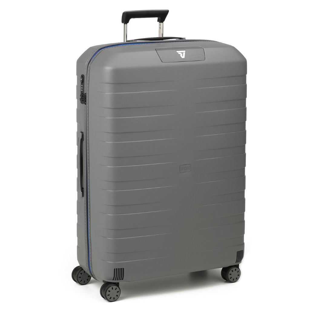 Roncato Box Young Large 78cm Hardsided Spinner Suitcase Grey - Love Luggage