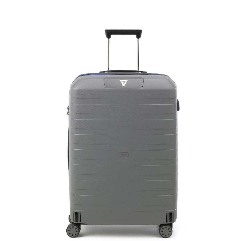 Roncato Box Young Medium 69cm Hardsided Spinner Suitcase Grey - Love Luggage