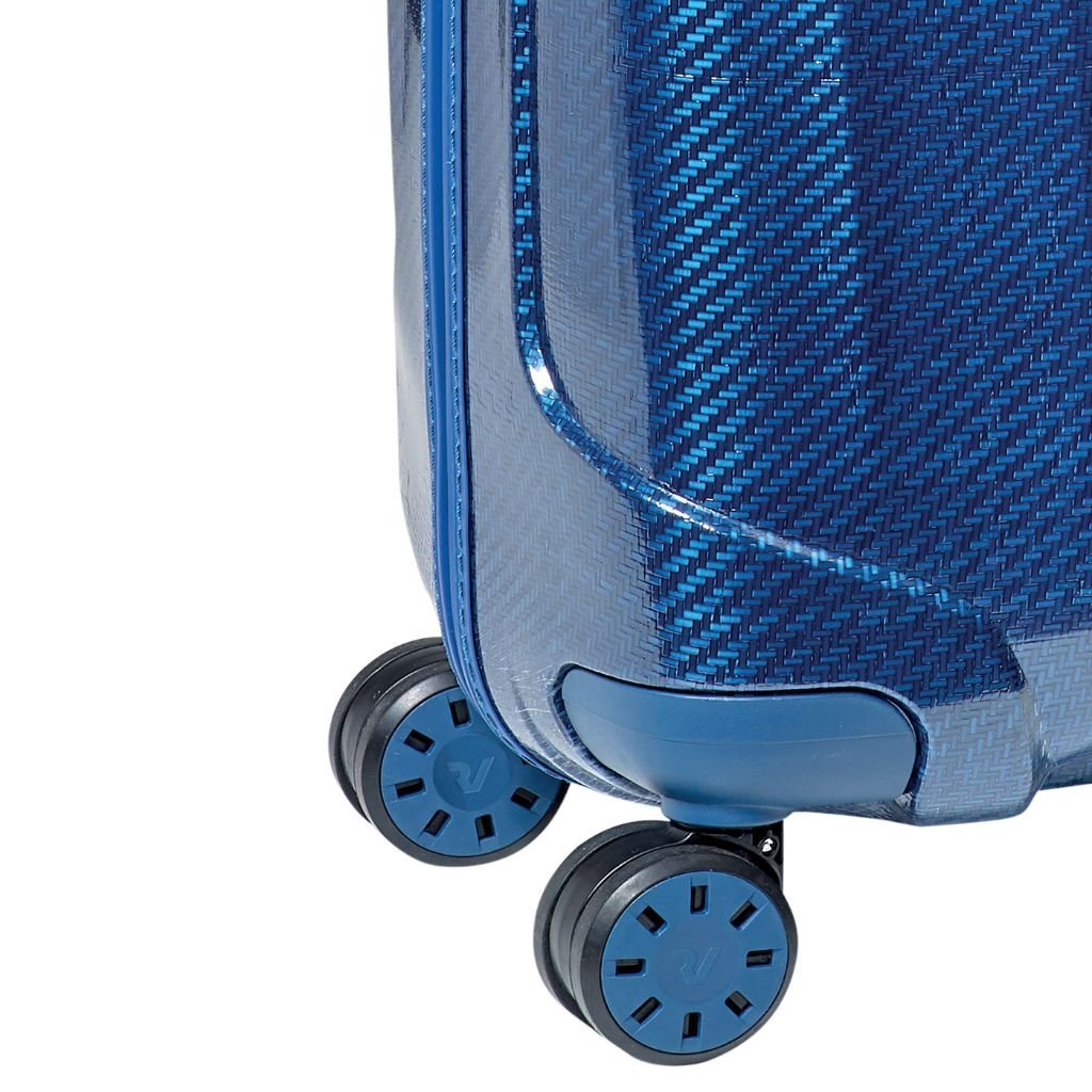 Roncato We Are Glam Carry On 55cm Spinner Suitcase 2kg - Blue - Love Luggage