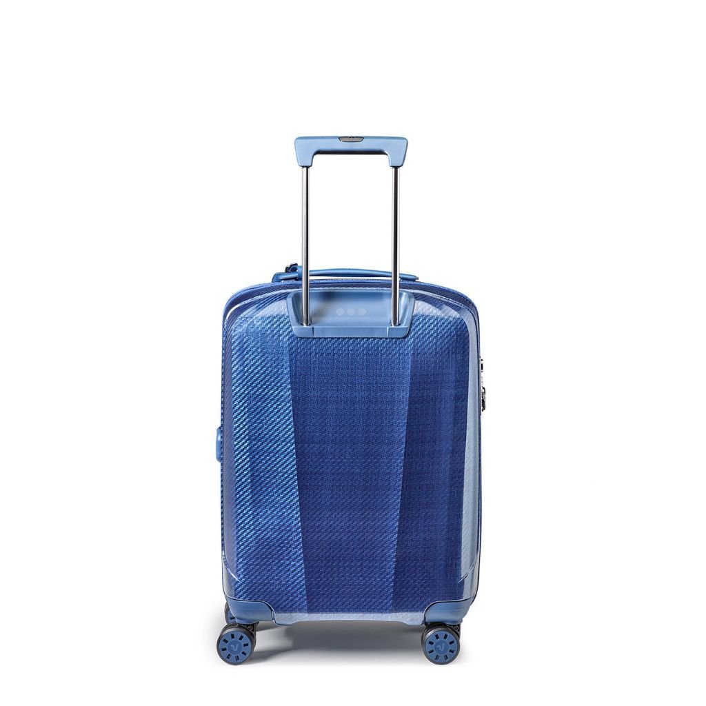 Roncato We Are Glam Carry On 55cm Spinner Suitcase 2kg - Blue - Love Luggage