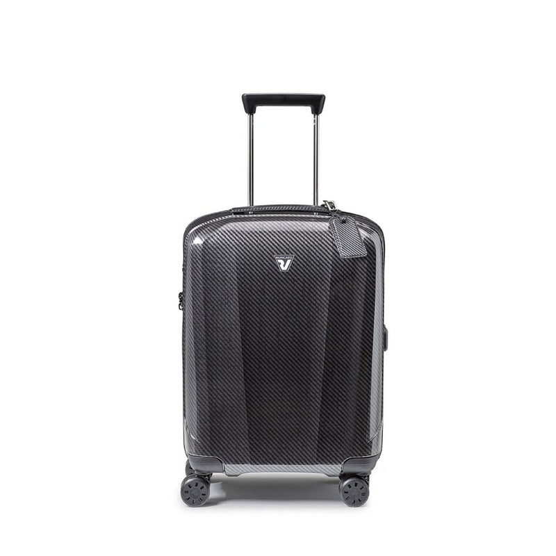 Roncato We Are Glam Carry On 55cm Spinner Suitcase 2kg - Graphite - Love Luggage