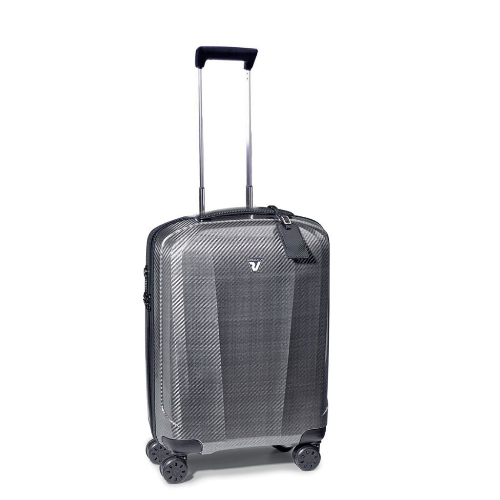 Roncato We Are Glam Carry On 55cm Spinner Suitcase 2kg - Platinum - Love Luggage