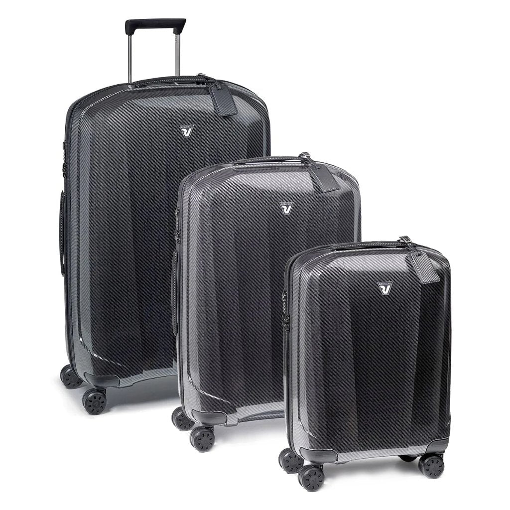 Roncato We Are Glam Hardsided Spinner Suitcase 3Pc Set - Graphite - Love Luggage