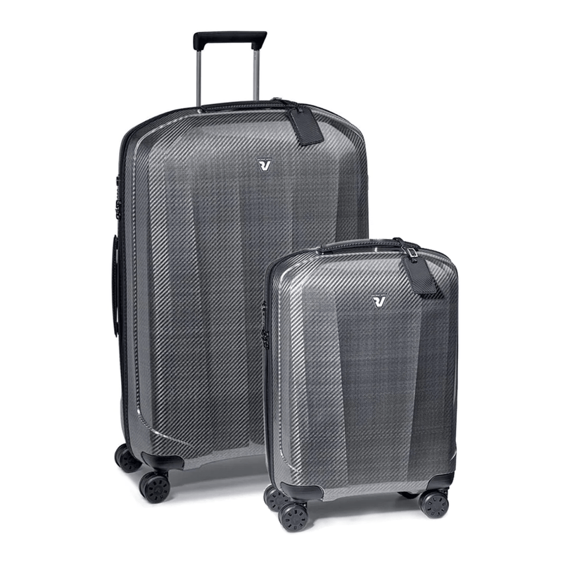 Roncato We Are Glam Hardsided Spinner Suitcase Duo Set - Platinum - Love Luggage