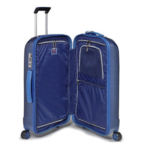 Roncato We Are Glam Large 78cm Spinner Suitcase 3kg - Blue - Love Luggage
