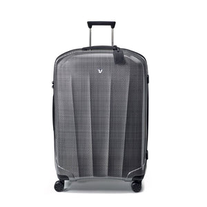 Roncato We Are Glam Large 78cm Spinner Suitcase 3kg - Platinum - Love Luggage