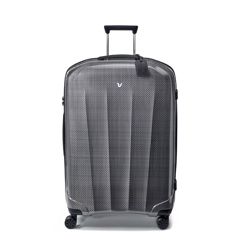 Roncato We Are Glam Large 78cm Spinner Suitcase 3kg - Platinum - Love Luggage