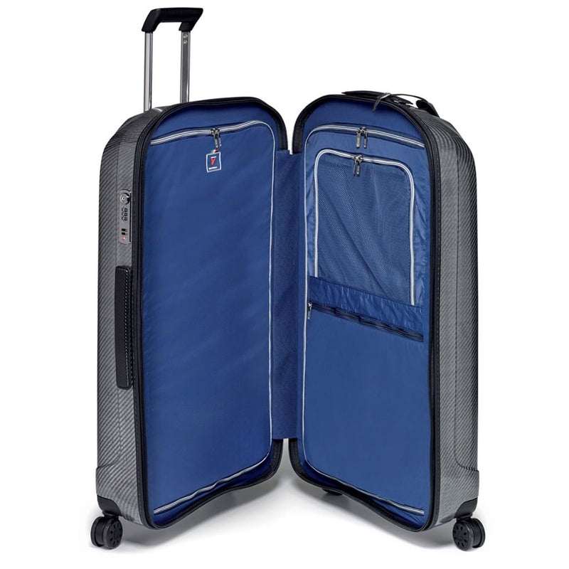Roncato We Are Glam Large 78cm Spinner Suitcase 3kg - Platinum - Love Luggage