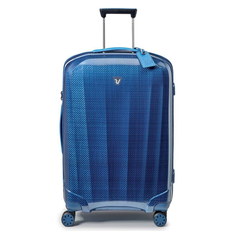 Roncato We Are Glam Medium 70cm Spinner Suitcase 2.7kg - Blue - Love Luggage
