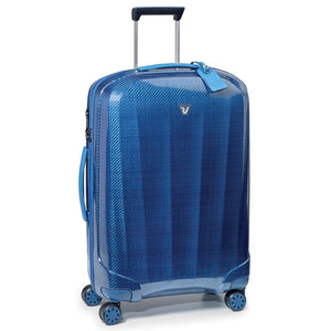 Roncato We Are Glam Medium 70cm Spinner Suitcase 2.7kg - Blue - Love Luggage