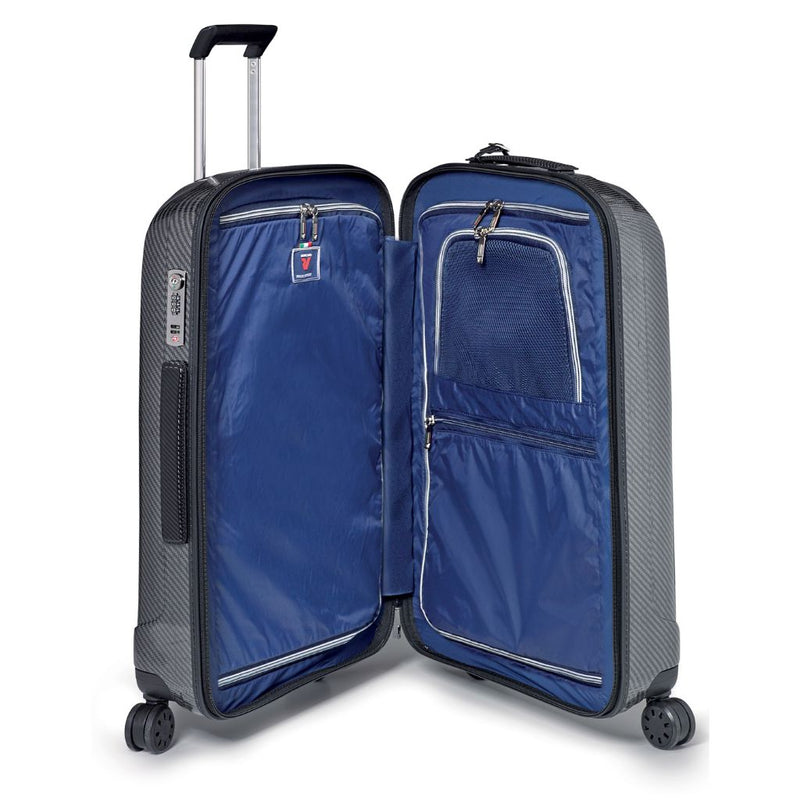 Roncato We Are Glam Medium 70cm Spinner Suitcase 2.7kg - Graphite - Love Luggage