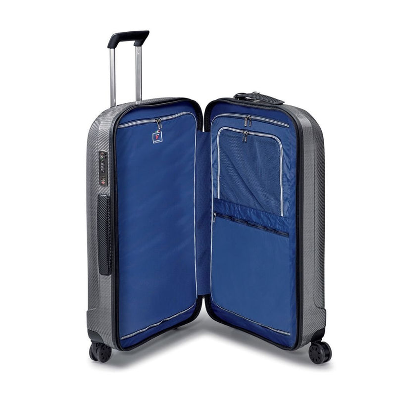 Roncato We Are Glam Medium 70cm Spinner Suitcase 2.7kg - Platinum - Love Luggage
