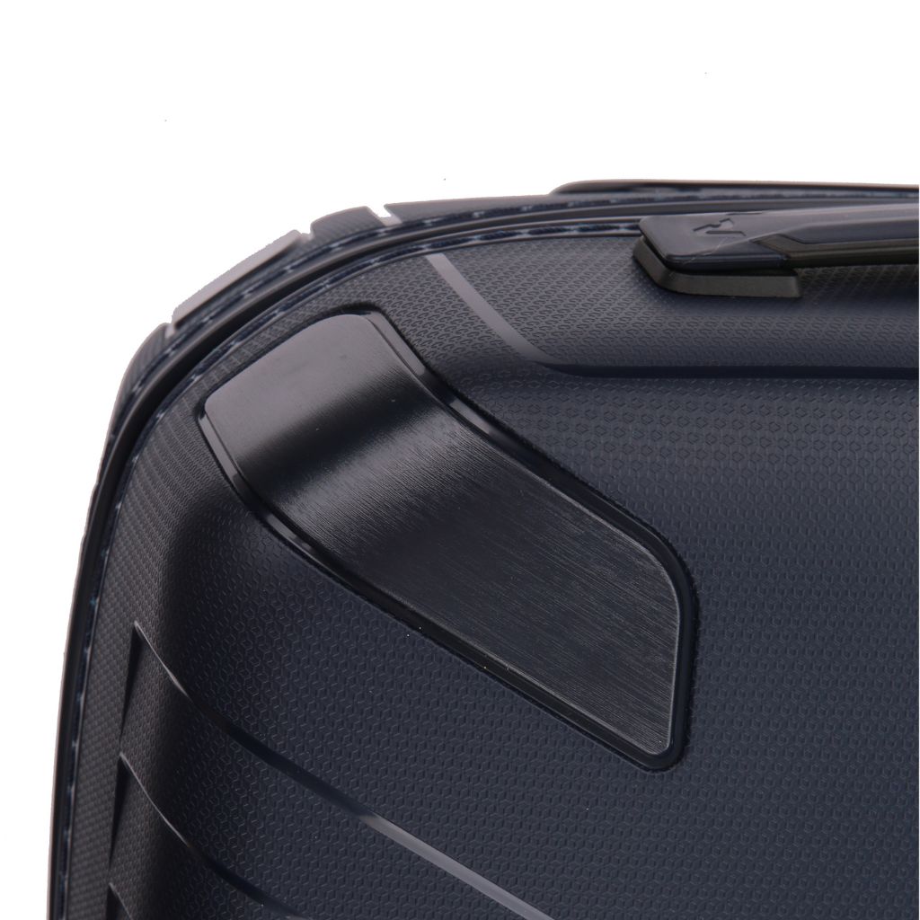 Roncato Ypsilon Carry On 55cm Hardsided Exp Spinner Suitcase Dark Blue - Love Luggage