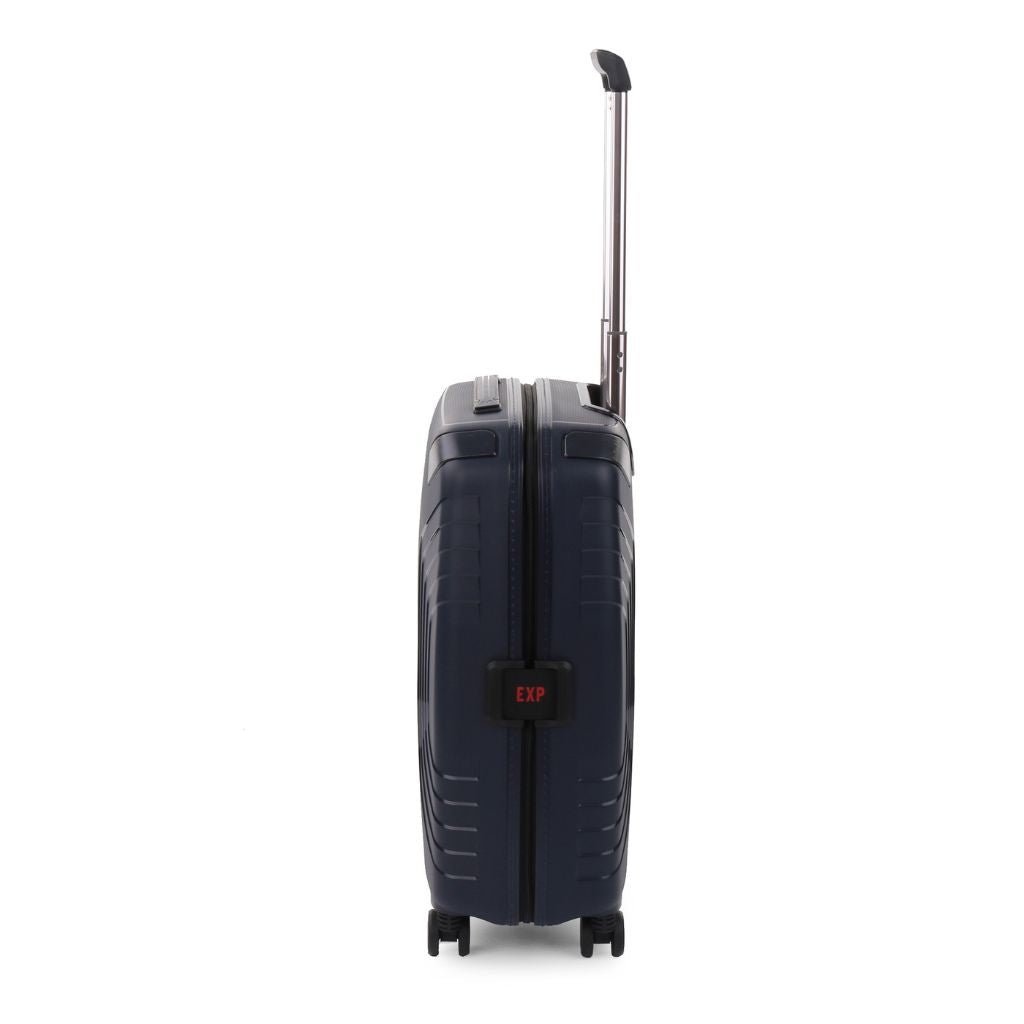 Roncato Ypsilon Carry On 55cm Hardsided Exp Spinner Suitcase Dark Blue - Love Luggage