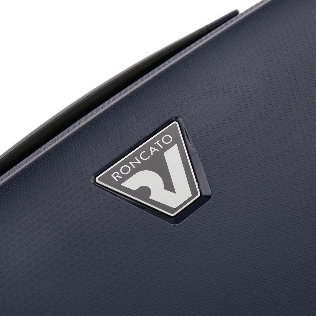 Roncato Ypsilon Carry On 55cm Hardsided Exp Spinner Suitcase Dark Blue - Love Luggage