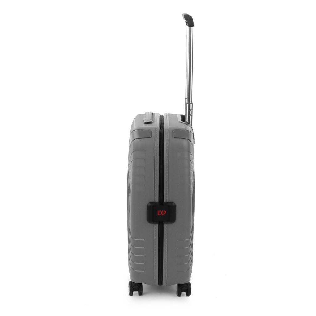 Roncato Ypsilon Carry On 55cm Hardsided EXP Spinner Suitcase Grey - Love Luggage