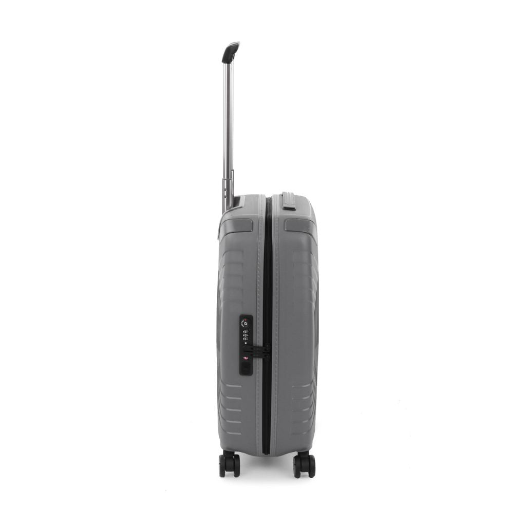 Roncato Ypsilon Carry On 55cm Hardsided EXP Spinner Suitcase Grey - Love Luggage