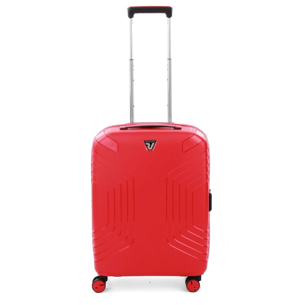 Roncato Ypsilon Carry On 55cm Hardsided Exp Spinner Suitcase Red - Love Luggage