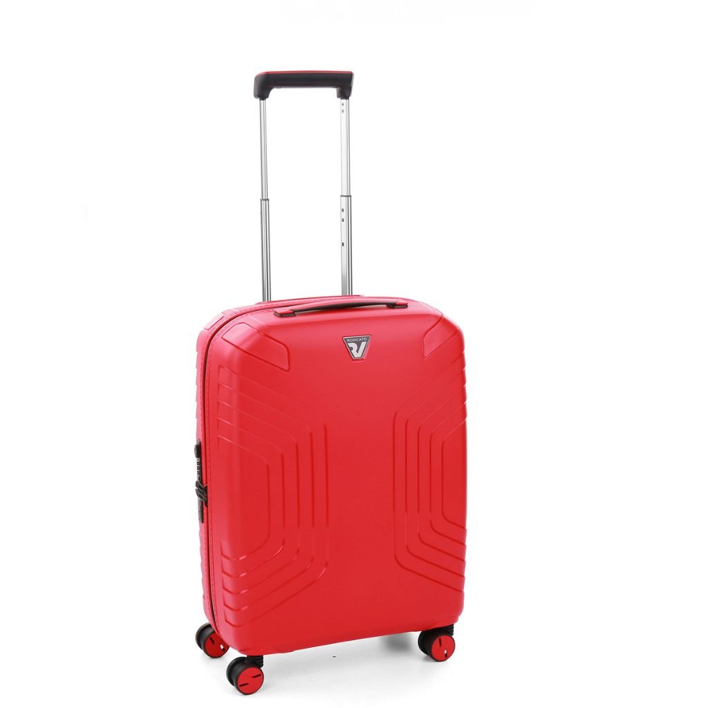 Roncato Ypsilon Carry On 55cm Hardsided Exp Spinner Suitcase Red - Love Luggage