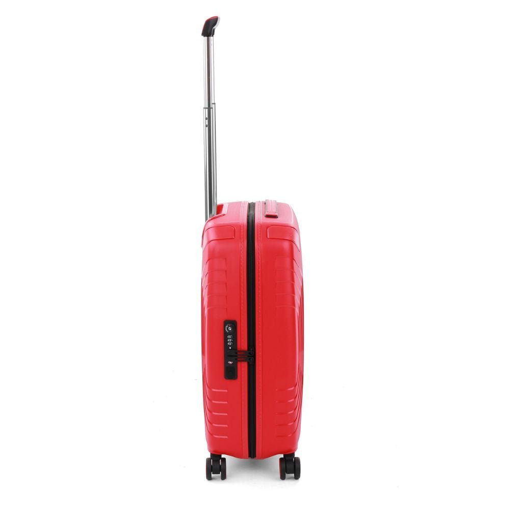 Roncato Ypsilon Carry On 55cm Hardsided Exp Spinner Suitcase Red - Love Luggage