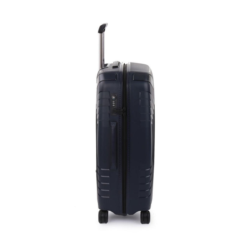 Roncato Ypsilon Hardsided Spinner Suitcase 3pc Set - Dark Blue - Love Luggage